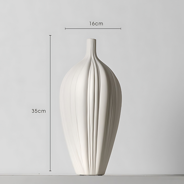 莲花陶瓷花瓶20英寸
